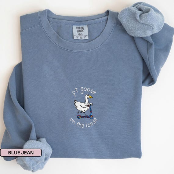 Embroidered Physical Therapy Sweatshirt Embroidered PT Sweatshirt For Physical Therapist Gift For PT Goose Sweatshirt Physical Therapy Shirt