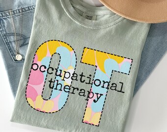 Ergotherapie Shirt für Ergotherapeut Geschenk für OT Shirt für OT Tshirt Ergotherapie Shirts Kinder OTA Shirts
