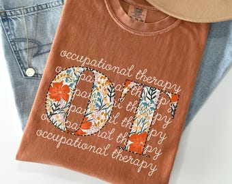 Ergotherapie Shirt für Ergotherapeut Geschenk für OT Shirt für OT Tshirt Ergotherapie Shirts Kinder OTA Shirts