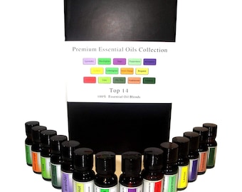 Therapeutic-Grade Aromatherapy Essential Oil Gift Set – (14 x 10ml) - 100% Pure of the Highest Quality Oils