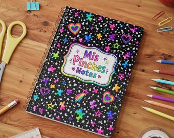 Mis Pinches Notas Spiraalnotitieboekje | Grappig Spaans dagboek | Leuk A5 notitieboekje | Notitieboekje voor kantoor en school