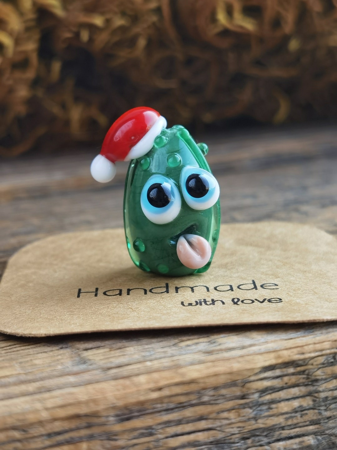 Pickle Ornaments Miniature Pickle Tiny Glass Animals Cucumber Etsy