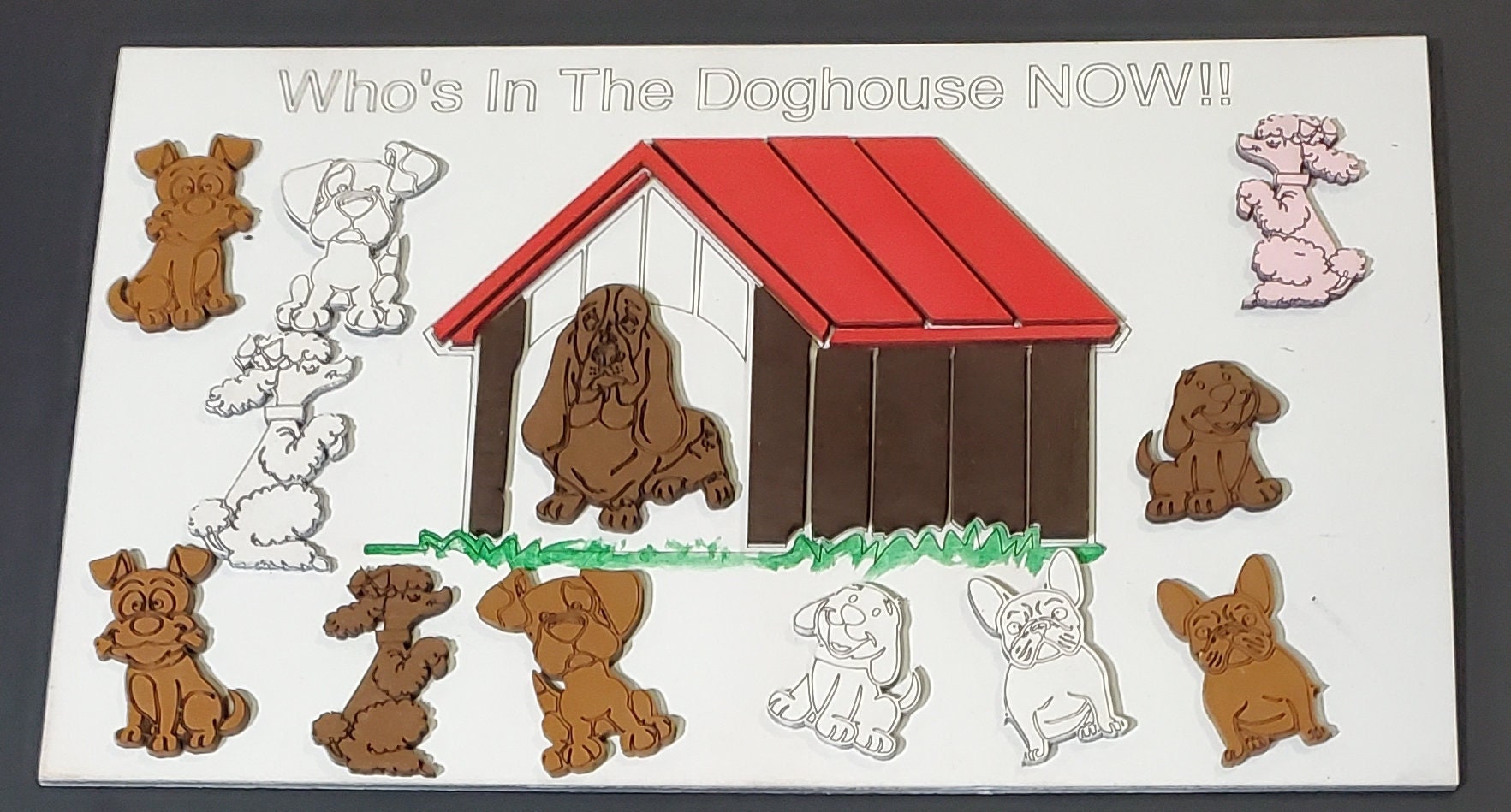 Family Doghouse "who's in the Doghouse Now!!" - Etsy