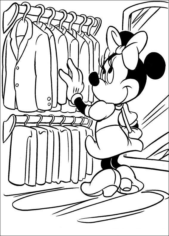 Minnie and Mickey Mouse Printable Kids Coloring and Activity Book Favor ...