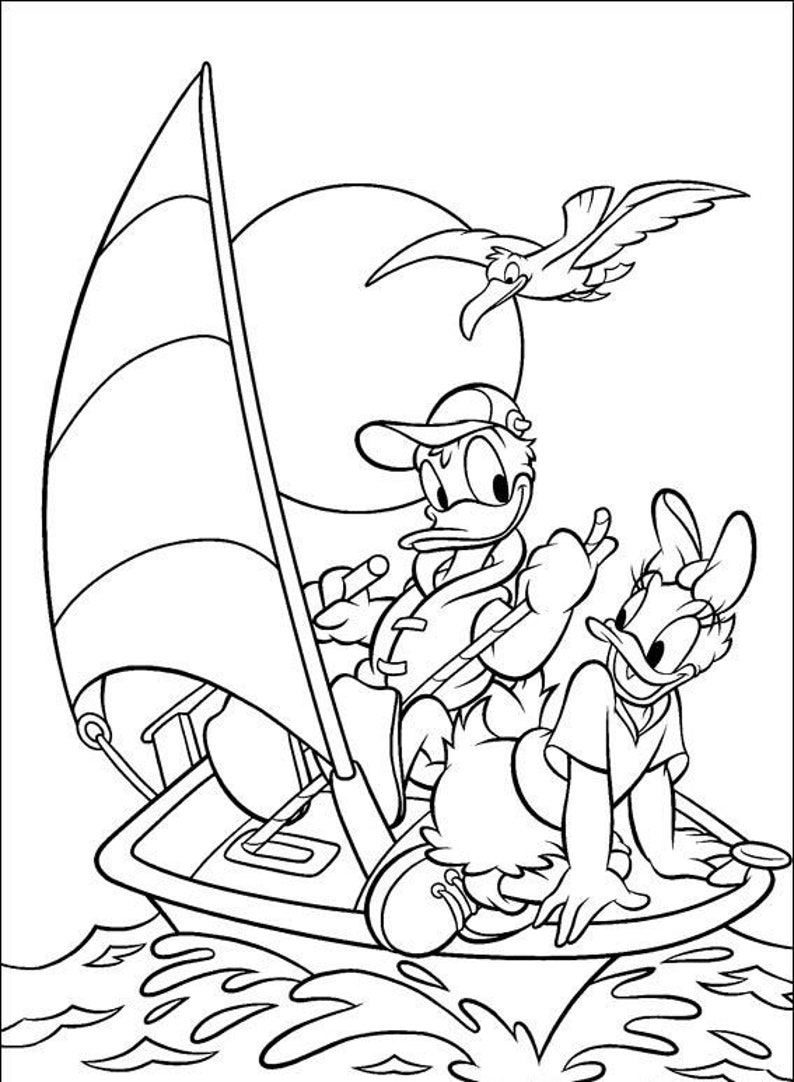 Minnie and Mickey Mouse Printable Kids Coloring and Activity Book Favor ...