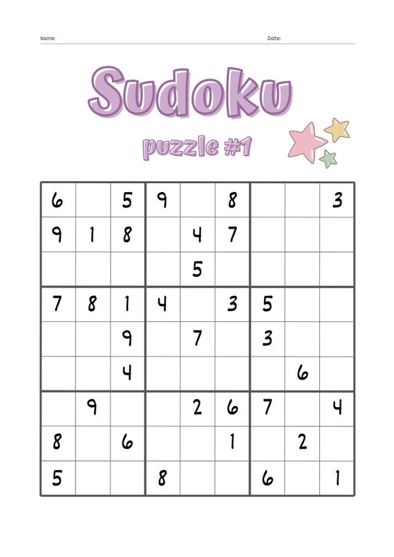 Sudoku 6x6 Puzzle 7  Sudoku, Crossword puzzle books, English worksheets  for kids