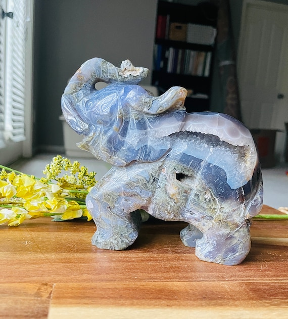 Moss Agate Elephants Moss Agate Elephants