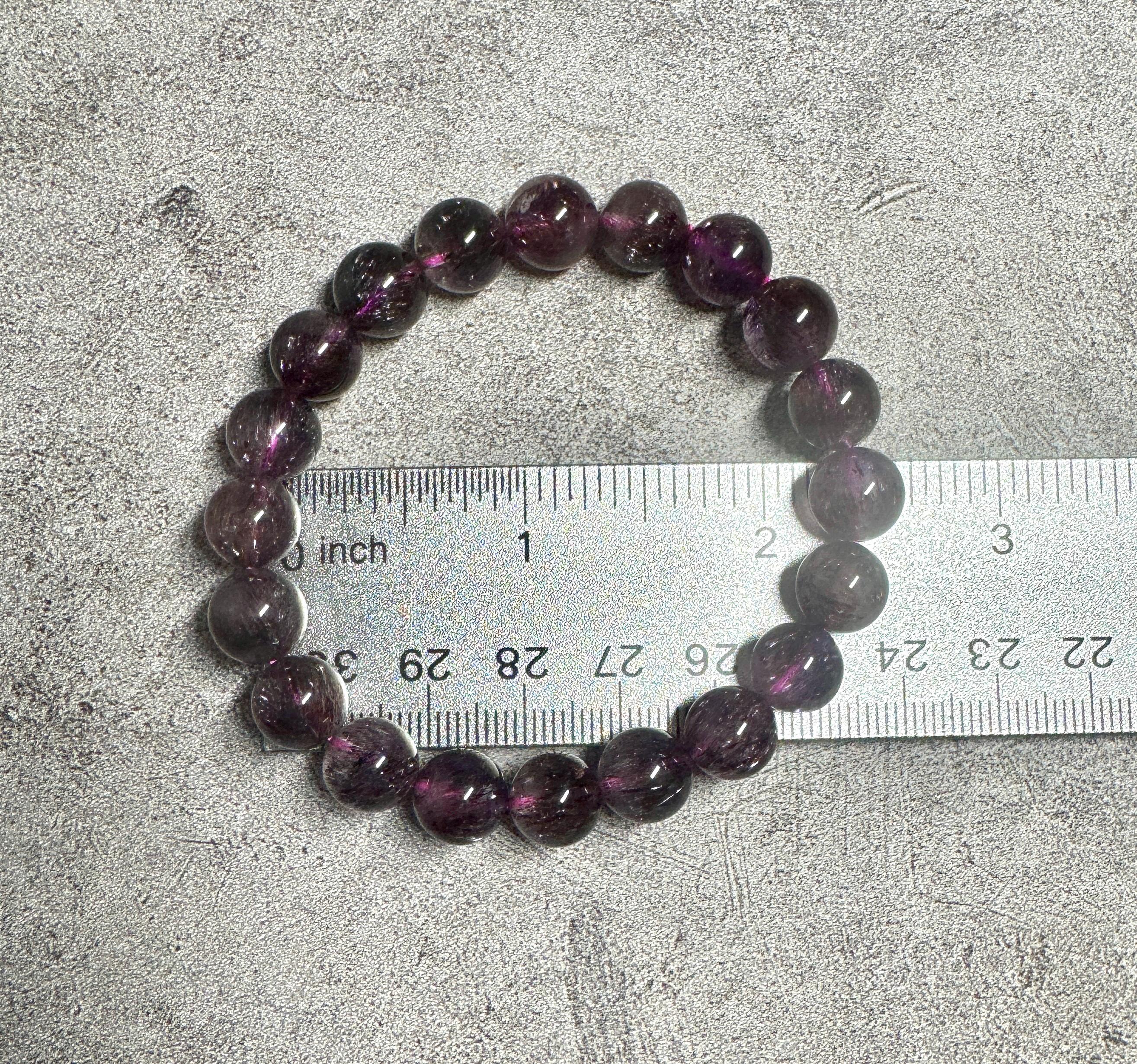 COLLECTORS 9mm Venom Super Seven Bracelet With Certificate/black