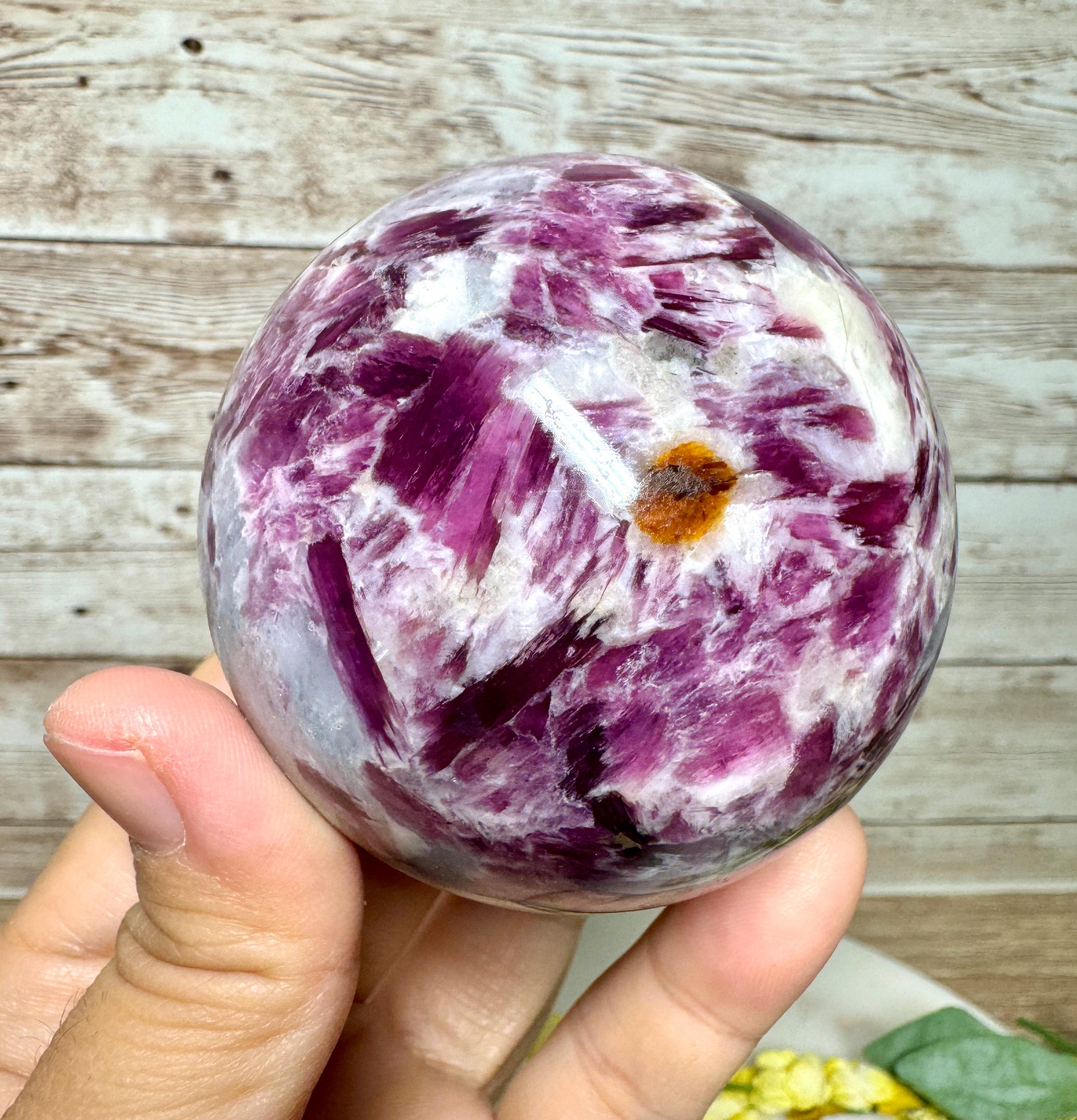 Purple mica sphere - Etsy 日本