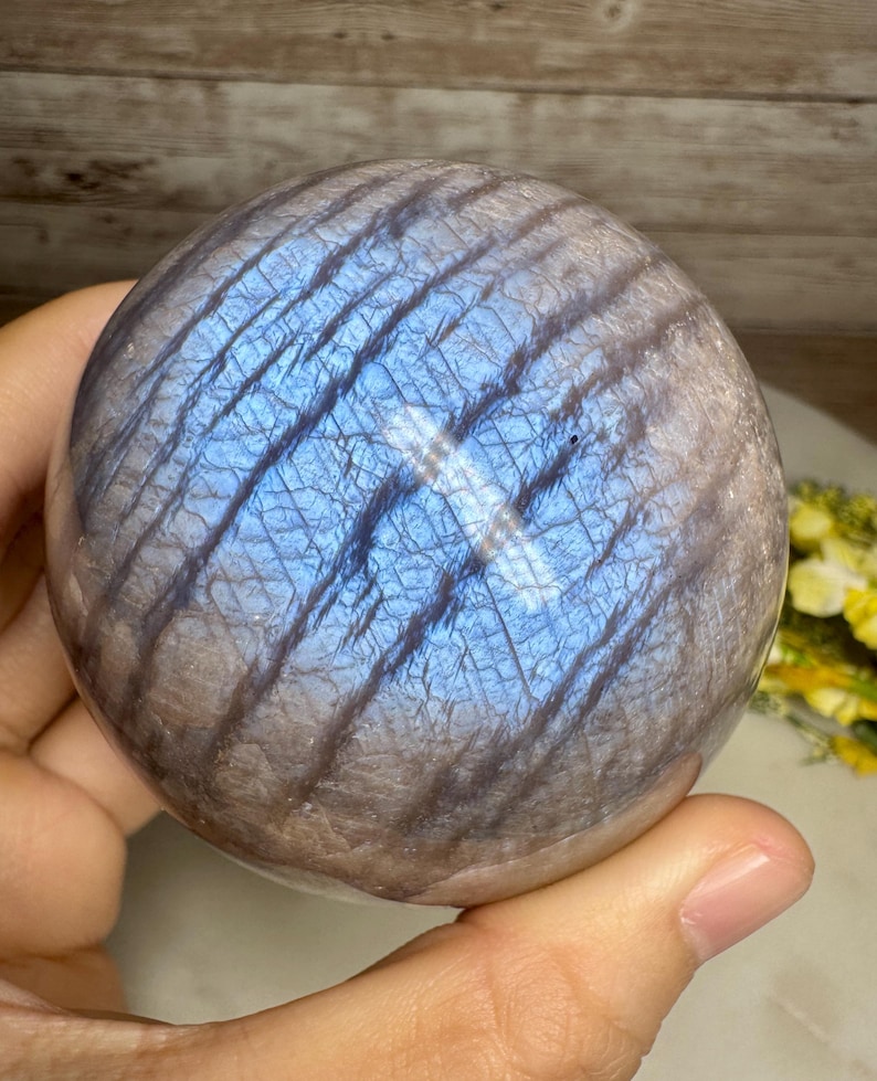 FLASHY! Moonstone Sunstone Sphere/multi Side Flash/premium Quality - Etsy