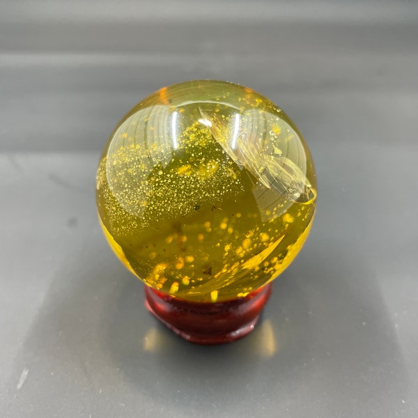 STUNNING! 44mm Natural Amber Sphere/Mexican/collectors piece