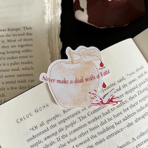 Once upon a broken heart sticker | never make a deal with a fate | Caraval sticker | bookish sticker