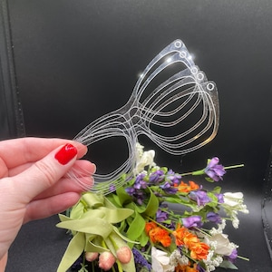 10 or 5 blank glasses topper - wanda blank, ella blank, blank, pair eyeglasses, magnetic topper, pair eyewear, pair glasses, topper, pair