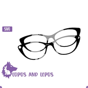 ARCHIVO DIGITAL - ella, ella svg, ella topper, archivo de corte, gafas magnéticas, par, par topper, descarga digital, instantáneo, recorte,