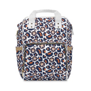 Astros Leopard Multifunctional Diaper Backpack
