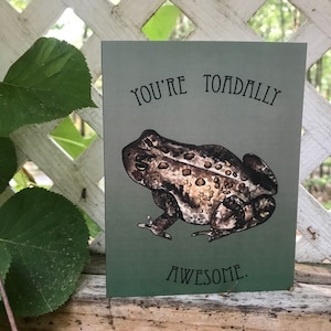 You&#39;re Toadally Awesome Greeting Card