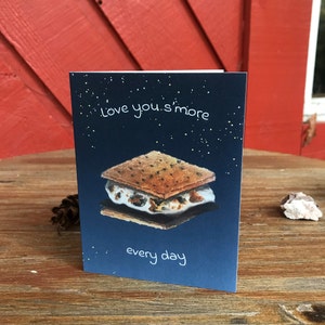 Love you s&#39;more every day card for anniversary, Valentine&#39;s Day