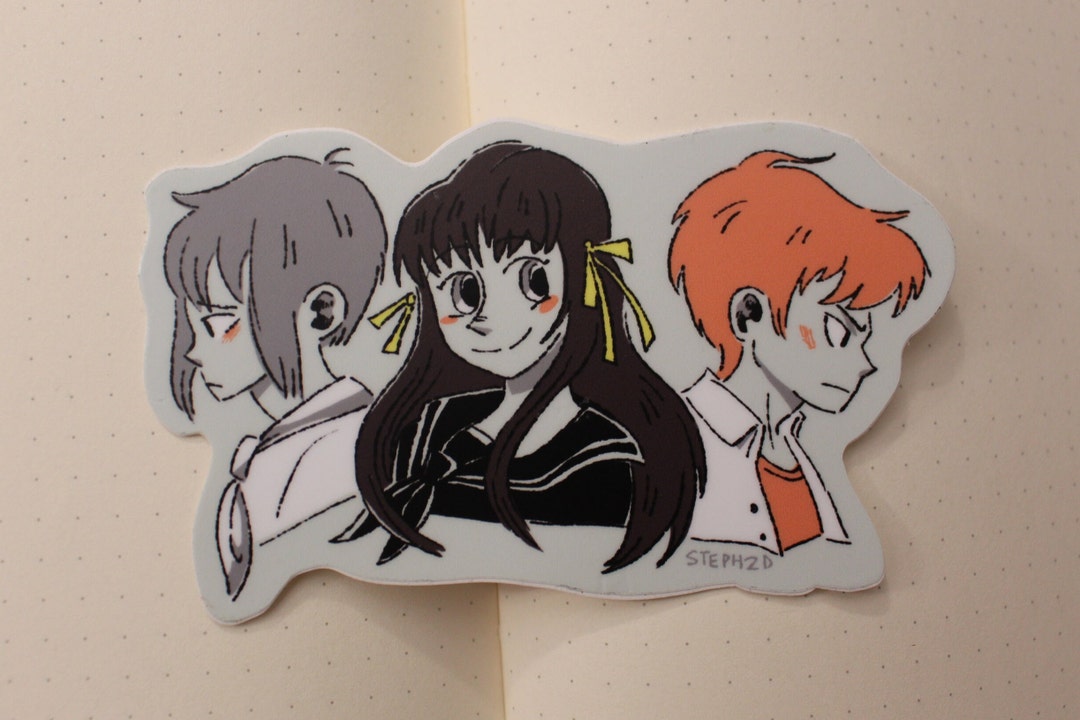 Tohru Kyo Yuki Fruits Basket Sticker - Etsy Canada