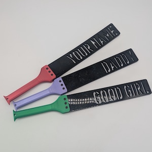 Customisable Rubber Flexible Spanking Paddle – Precision, Power & Personalization