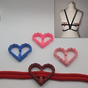 Corda per bondage a forma di cuore / punte per corda Shibari