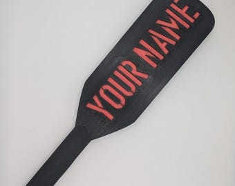 Personalised Full Size BDSM Spanking Paddle