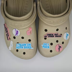 Pole Dance Themed Croc Charms