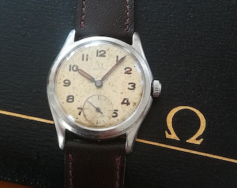 OMEGA vintage watch, 1950, cal. 26.5 T3 PC T1, 32.5 mm, working and serviced