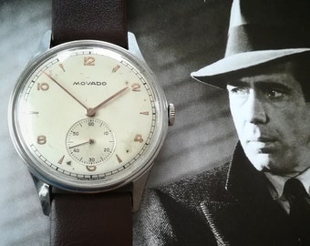 MOVADO vintage watch, 1940s, cal. 75, working and serviced