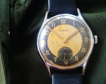 1943 WW2 CERTINA military vintage watch, 36 mm, working and serviced