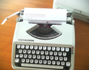 ヴィンテージ エルメス ベビータイプライター、スイス 60 年代