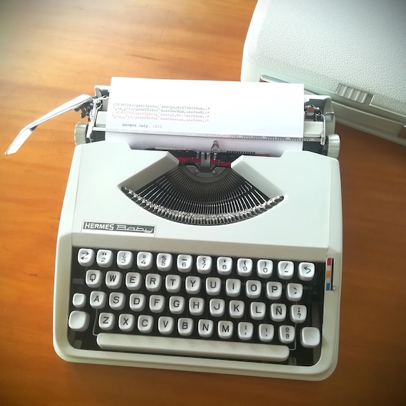 1972年製エルメス・ベイビー・ヴィンテージタイプライター（動作・整備