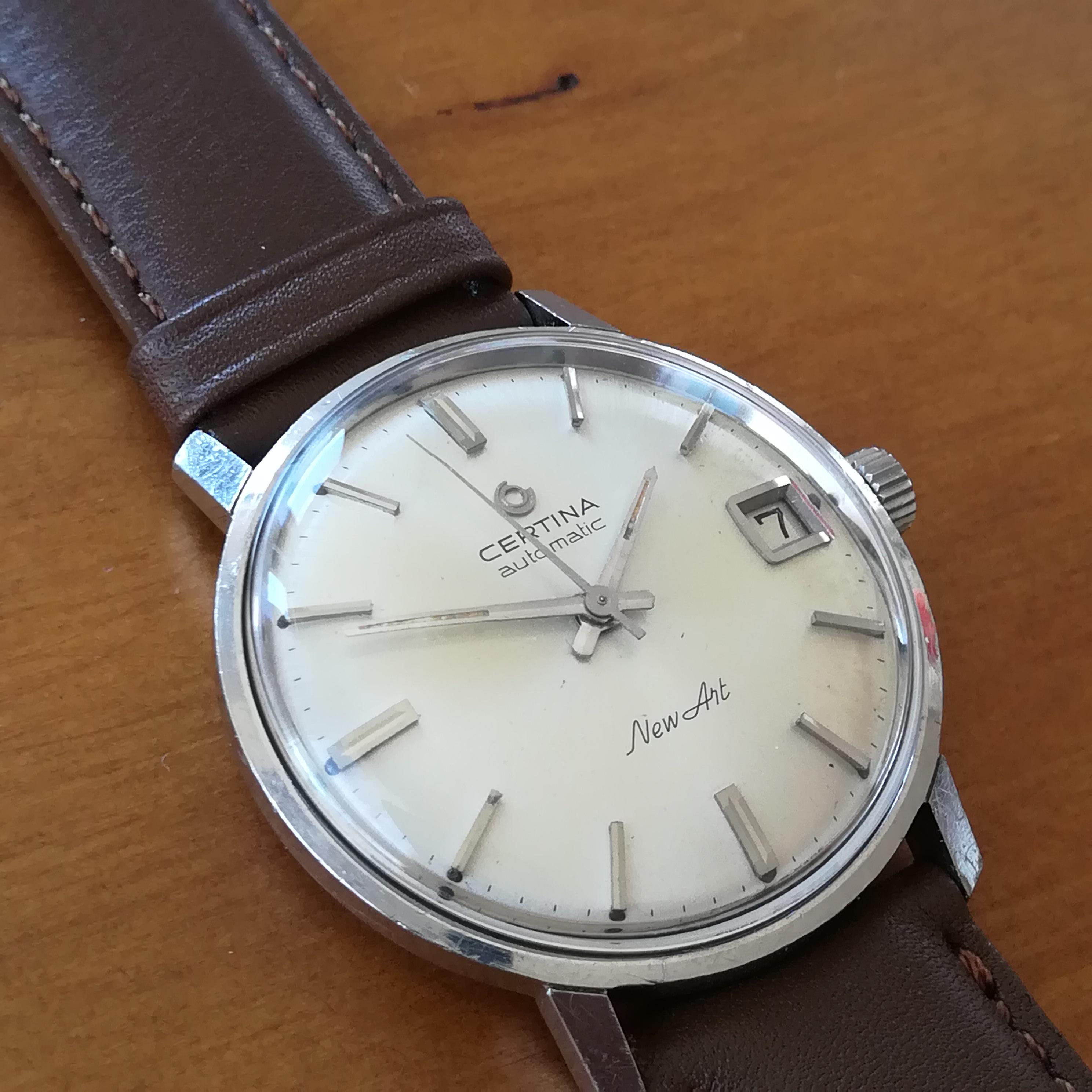 CERTINA New Art Vintage Automatic Watch 33 Mm 1960s Cal. 25 651 Working and Serviced Etsy
