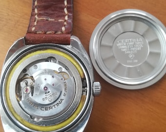 Reloj automático antiguo CERTINA DS-2 de 1969, funcionando y