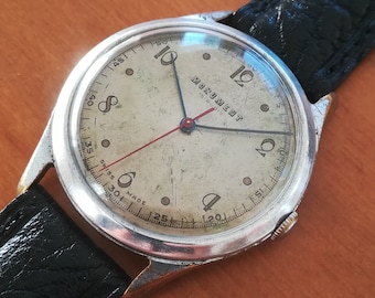 MONUMENT vintage watch, 38 mm, 1950s, working and serviced