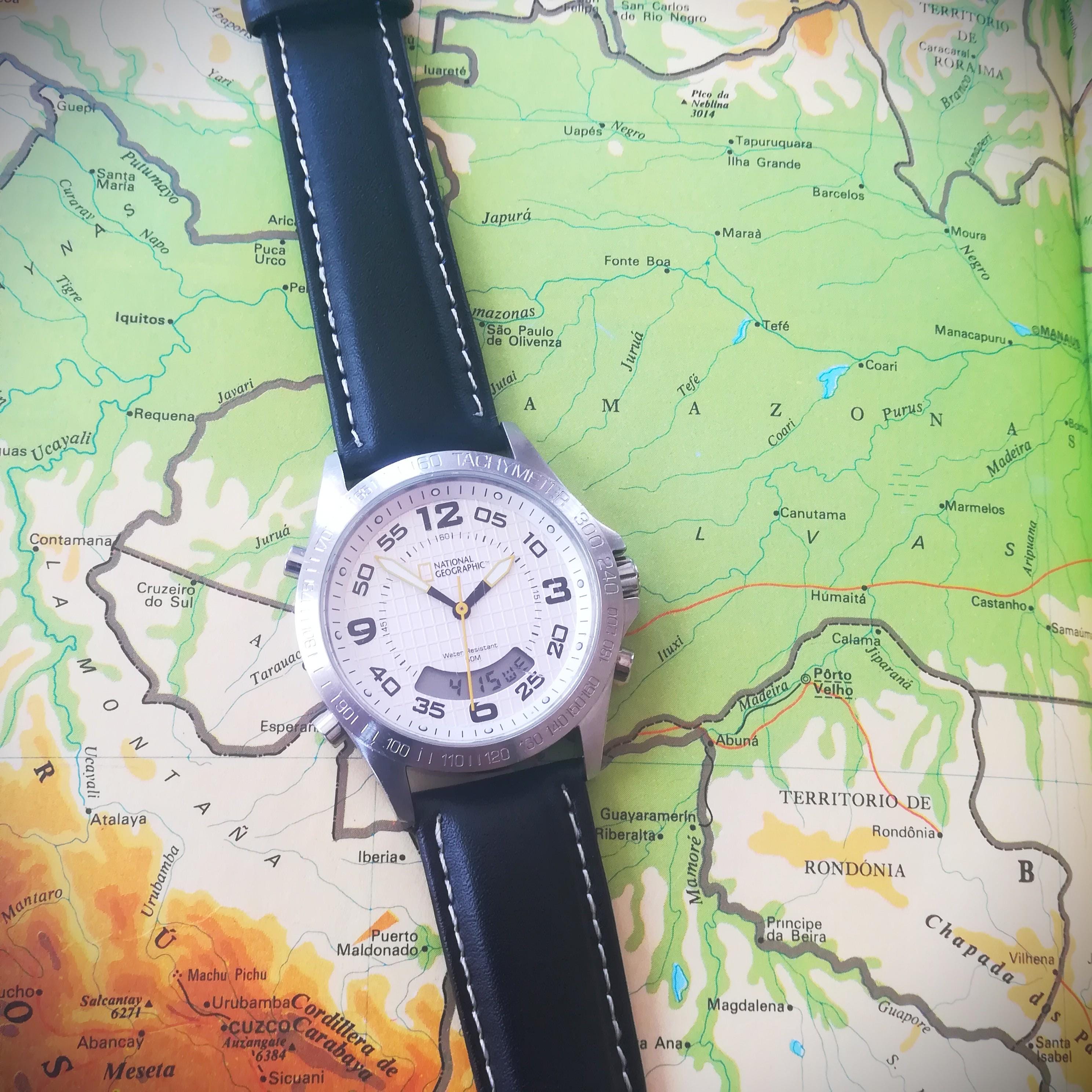 National Geographic Ana-digi Watch, 2009, Working - Etsy