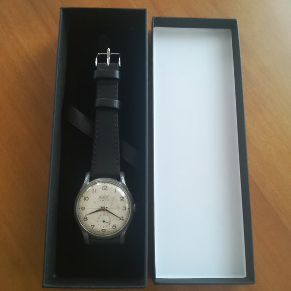 KROY Poker Vintage Watch, 36.2 Mm, 1950s, Working and Serviced