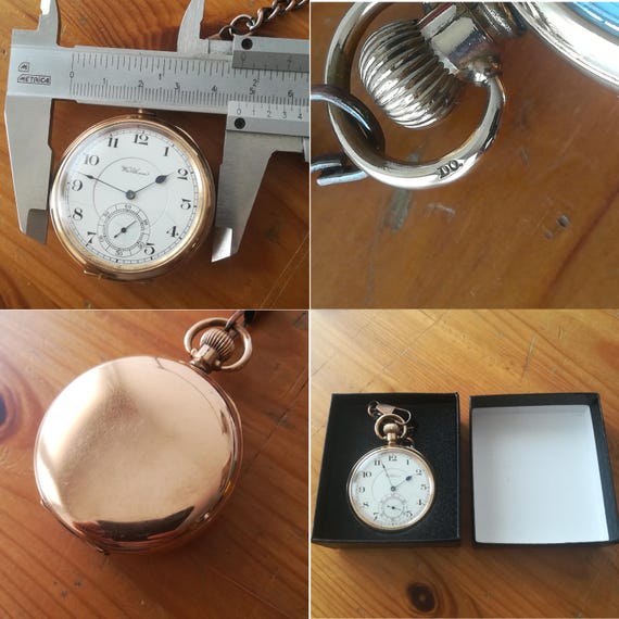 1920年製ウォルサム製ヴィンテージ懐中時計、アメリカ製、46.5mm、動作