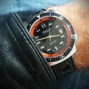 Lord Wellington diver vintage watch, 38 mm, 1970s, working and serviced