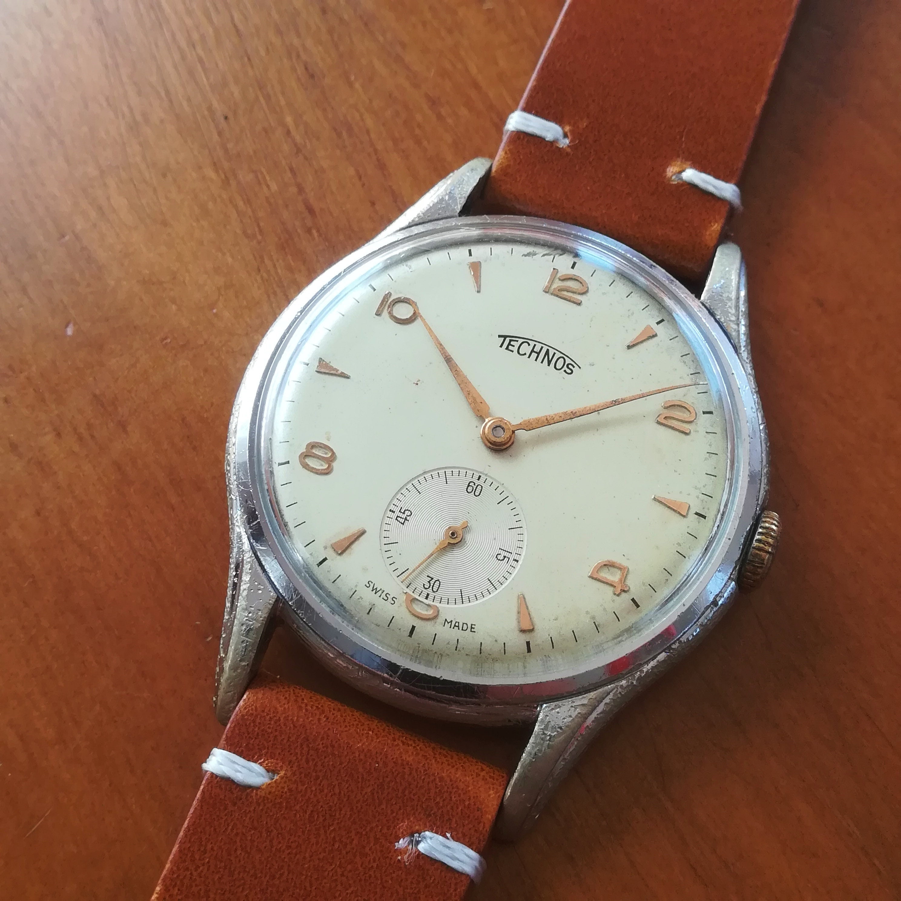 TECHNOS Vintage Watch, 36.8 Mm, 1950s, AS 1130, Working and Serviced - Etsy TECHNOS Vintage Watch, 36.8 Mm, 1950s, AS 1130, Working and Serviced - Etsy