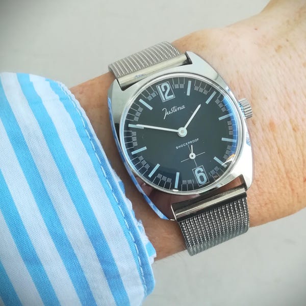 JUSTINA ladies vintage watch, 1970s, working and serviced