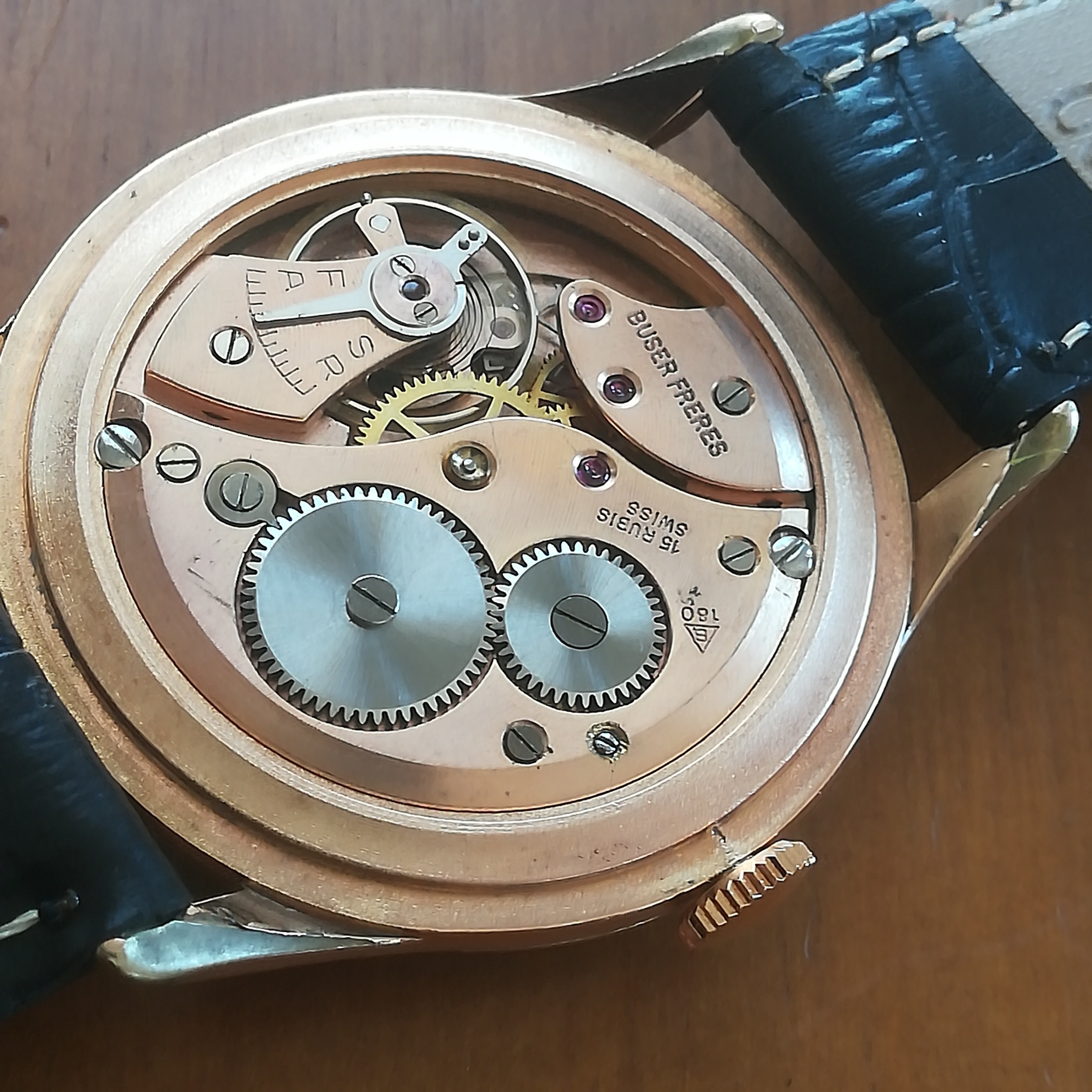 BUSER ブザー アンティーク メンズ腕時計 ステンレス 純正ケース 未使用ベルト 手巻き 17石 Cal.140 SWISS MADE スイス製 Yahoo!オークション - ・ジャンク 希少なスイスの名門・BUSER&frasl;ブサー②