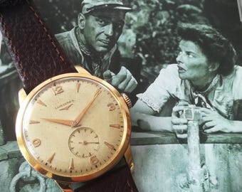 1952 LONGINES vintage watch, cal. 12.68z, 37.5 mm, working and serviced