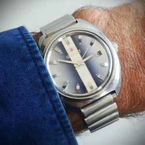 ORIENT vintage automatic watch, 37 mm, 1970s, working and serviced