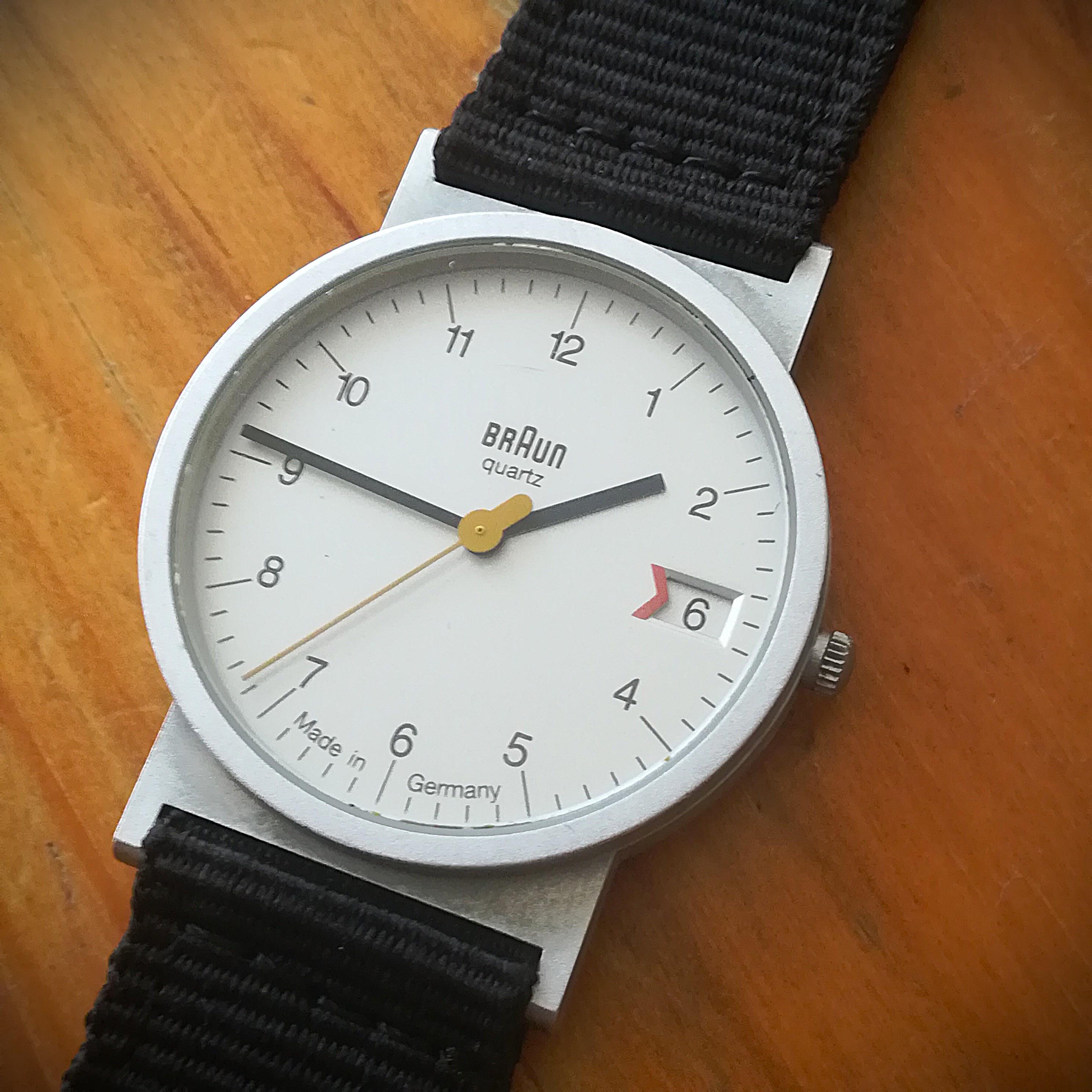 1989 BRAUN AW20 (3802) Quartz Vintage Watch, 31 Mm, Working and