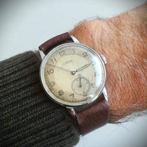 1943 WW2 CERTINA military vintage watch, 35 mm, working and serviced