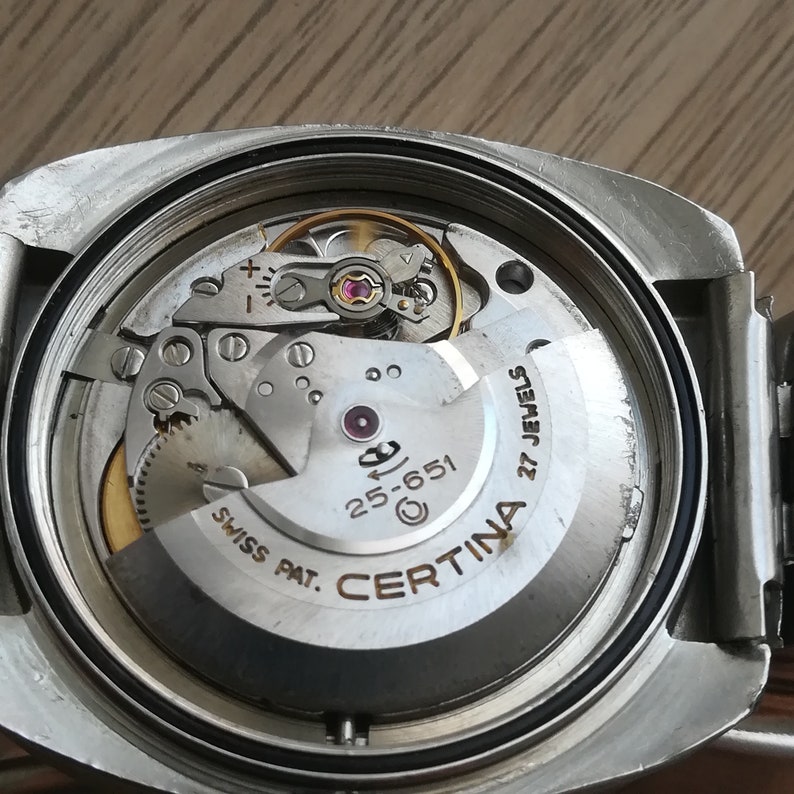 CERTINA Blue Ribbon Automatic Vintage Watch 34.5 X 38 Mm Etsy