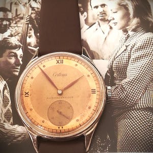1944 WW2 CERTINA vintage watch, 34.2 mm, working and serviced