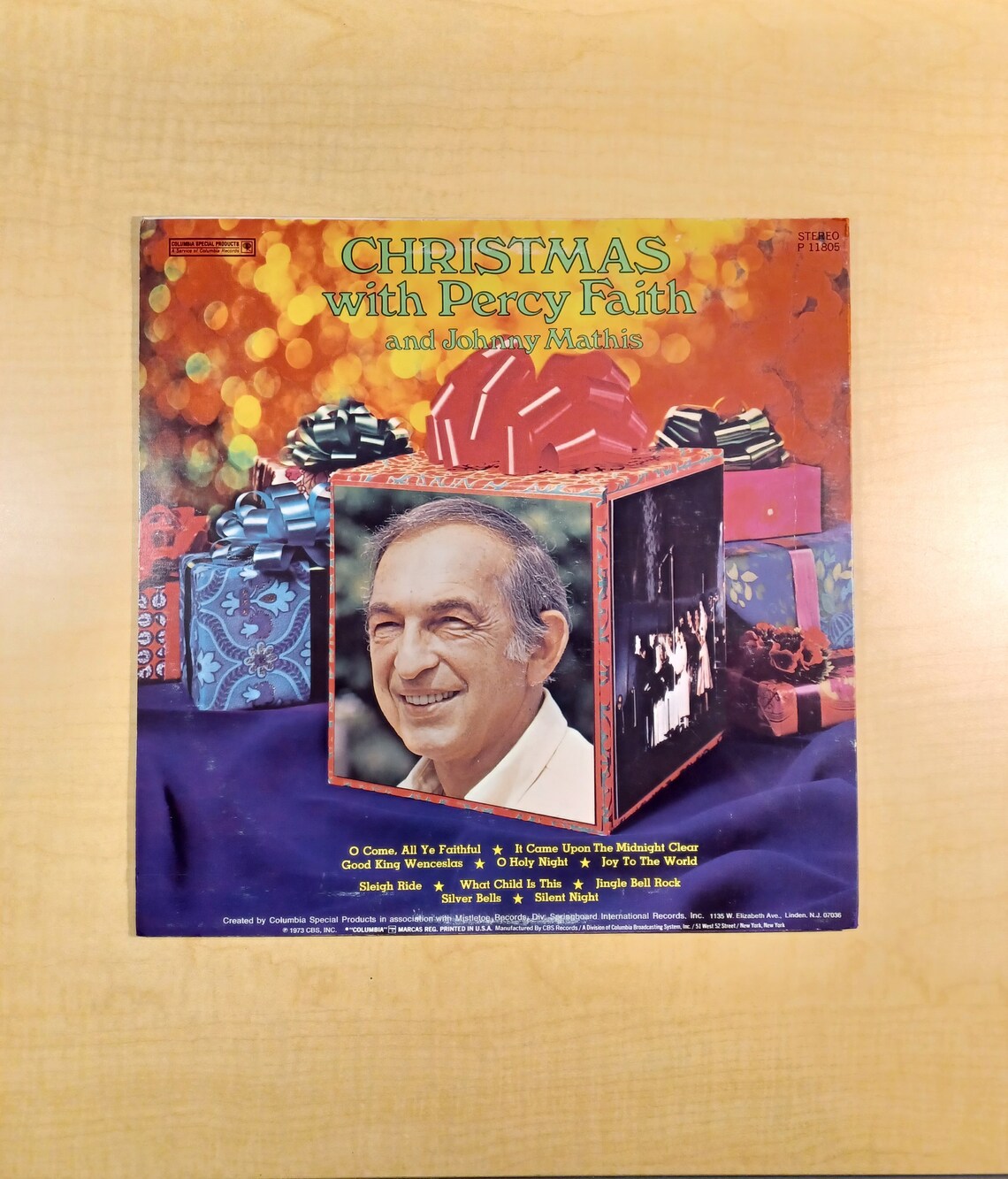 Christmas With Johnny Mathis and Percy Faith *limited Edition* Vintage ...