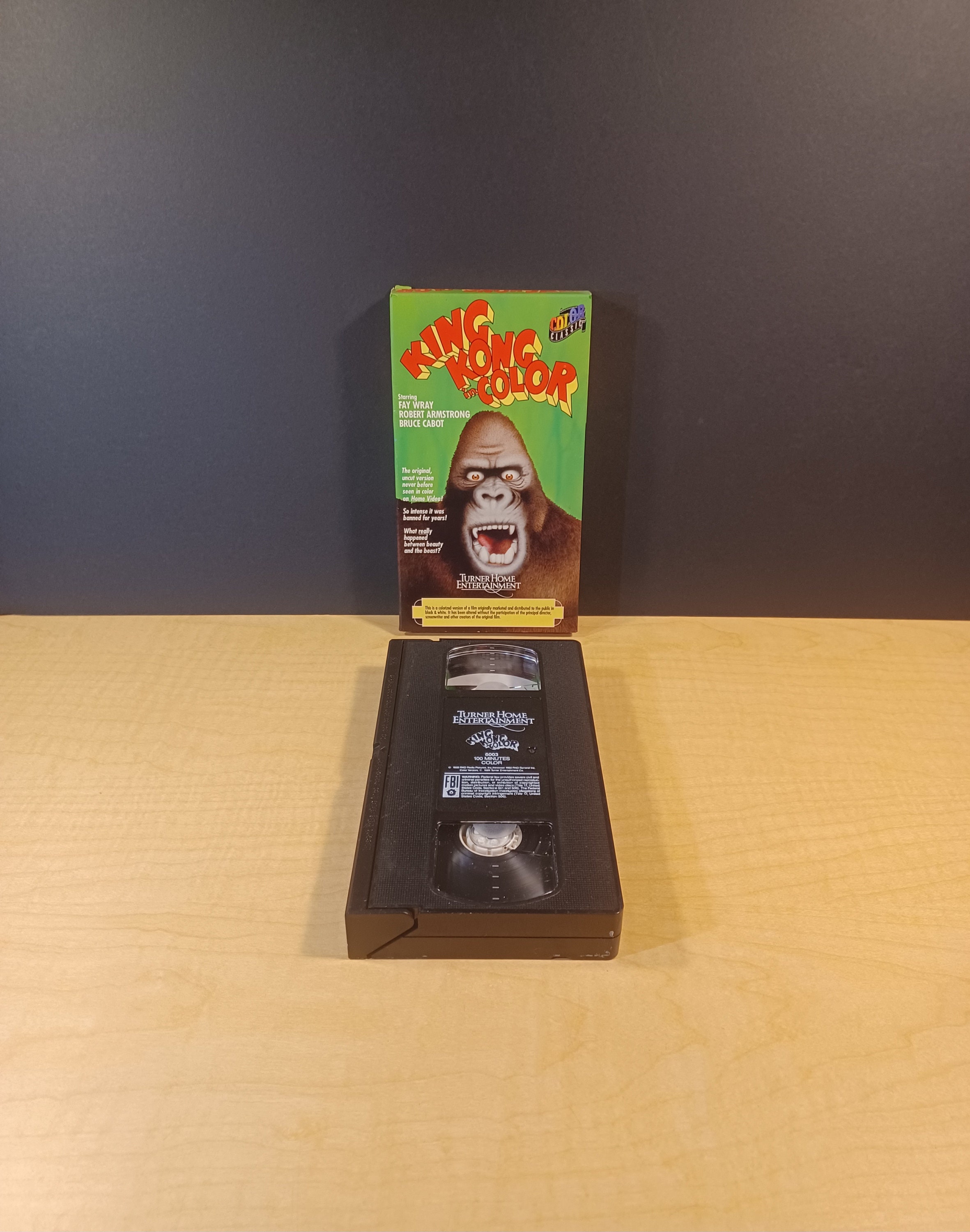 King Kong in Color rare Vintage VHS Tape 1989 - Etsy