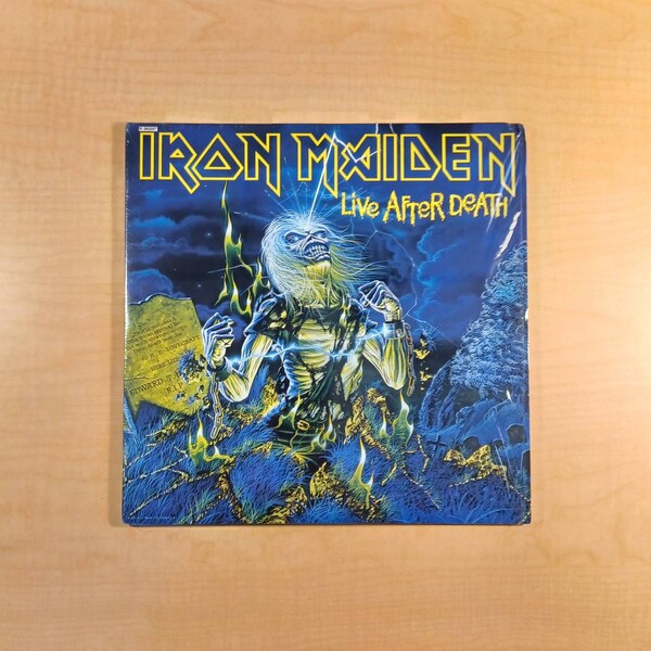 Iron Maiden: Live After Death *Rare Original* 2 Album Set in Shrink, Vintage Vinyl Record Album Lp, 1985